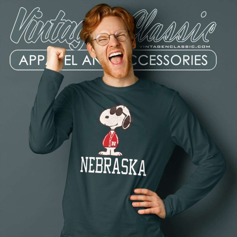 Snoopy University Of Nebraska Long Sleeve Tee Snoopy University Of Nebraska Long Sleeve Tee