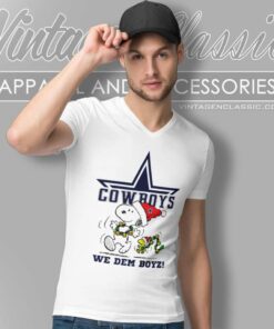 Snoopy We Dem Boyz Dallas Cowboys V Neck TShirt