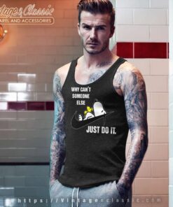 Snoopy Why Cant Someone Else Just Do It Tank Top Racerback
