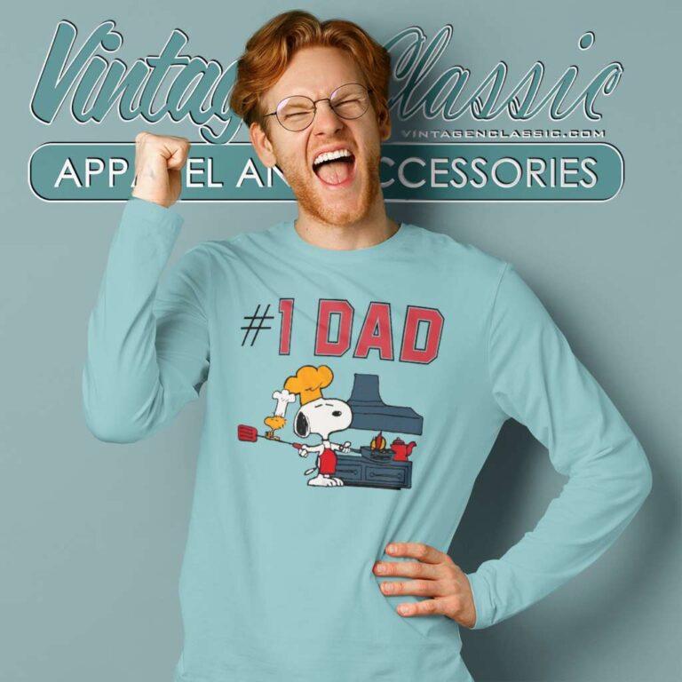 Snoopy Woodstock 1 Dad Long Sleeve Tee Snoopy Woodstock 1 Dad Long Sleeve Tee