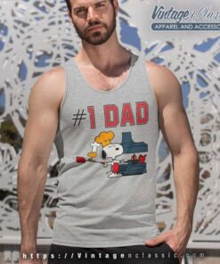 Snoopy Woodstock 1 Dad Tank Top Racerback