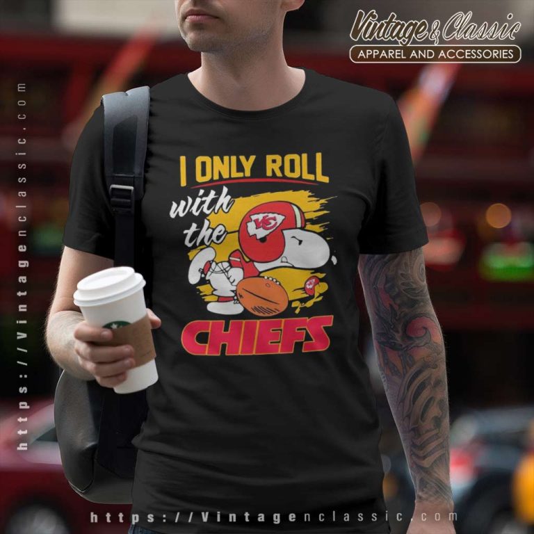 Snoopy Woodstock Chiefs Shirt I Only Roll With The Kansas City Chiefs Nfl 2023 T Shirt Snoopy Woodstock Chiefs Shirt I Only Roll With The Kansas City Chiefs Nfl 2023 T Shirt