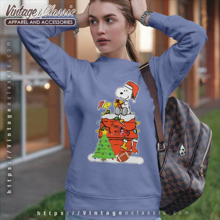 Snoopy Woodstock Cleveland Browns Christmas Sweatshirt Snoopy Woodstock Cleveland Browns Christmas Sweatshirt