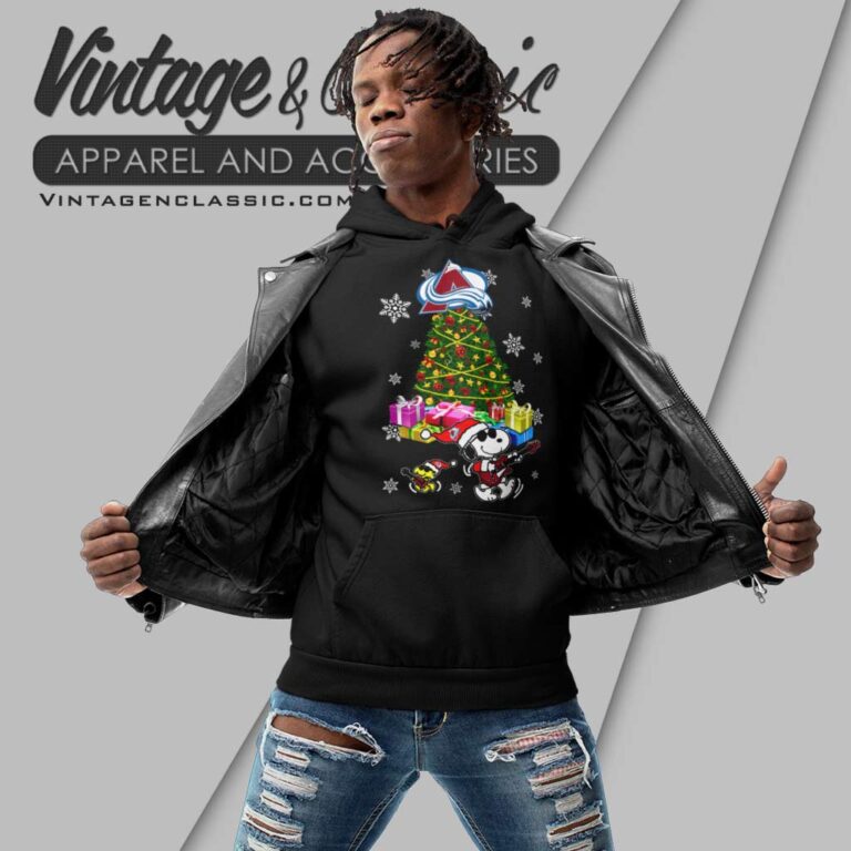 Snoopy Woodstock Colorado Avalanche Christmas Hoodie Snoopy Woodstock Colorado Avalanche Christmas Hoodie
