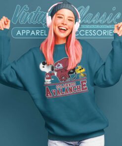 Snoopy Woodstock Colorado Avalanche Shirt 4 Snoopy Woodstock Colorado Avalanche Sweatshirt