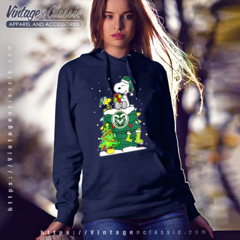 Snoopy Woodstock Colorado State Rams Ugly Christmas Hoodie Snoopy Woodstock Colorado State Rams Ugly Christmas Hoodie