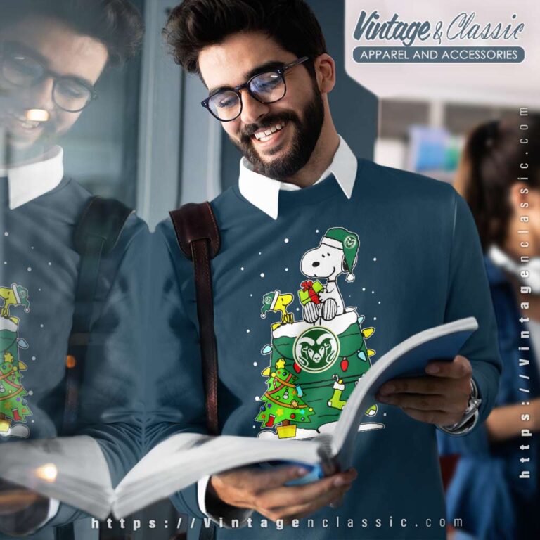 Snoopy Woodstock Colorado State Rams Ugly Christmas Sweatshirt Snoopy Woodstock Colorado State Rams Ugly Christmas Sweatshirt