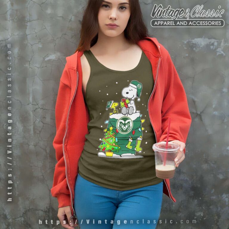 Snoopy Woodstock Colorado State Rams Ugly Christmas Tank Top Racerback Snoopy Woodstock Colorado State Rams Ugly Christmas Tank Top Racerback