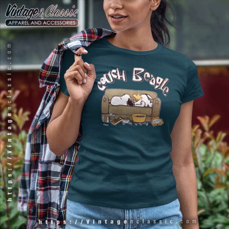 Snoopy Woodstock Couch Beagle 80s Women TShirt Snoopy Woodstock Couch Beagle 80s Women TShirt