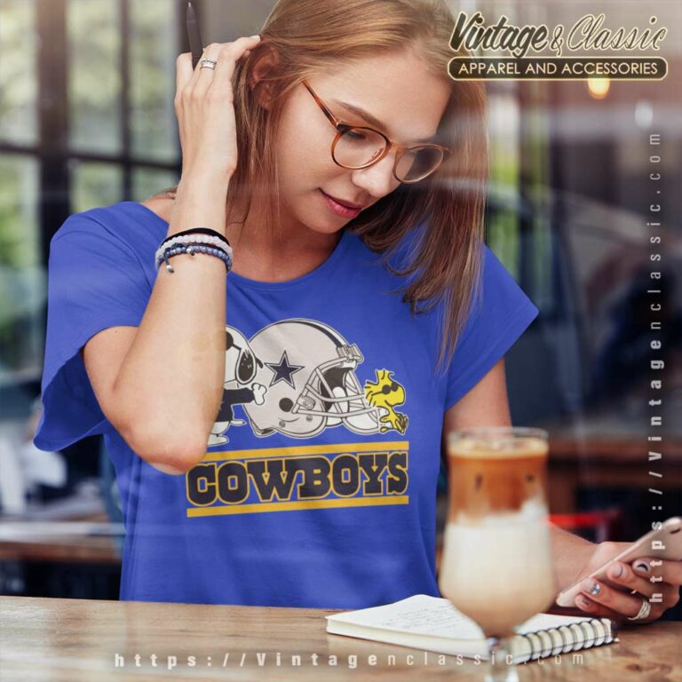 Snoopy Woodstock Dallas Cowboys Women TShirt Snoopy Woodstock Dallas Cowboys Women TShirt