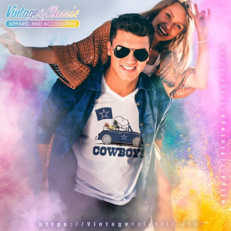 Snoopy Woodstock Driving Car Dallas Cowboys V Neck TShirt Snoopy Woodstock Driving Car Dallas Cowboys V Neck TShirt