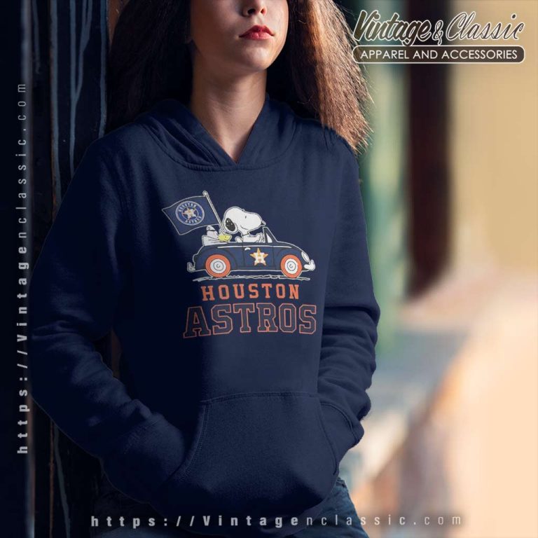 Snoopy Woodstock Driving Car Houston Astros Hoodie Snoopy Woodstock Driving Car Houston Astros Hoodie