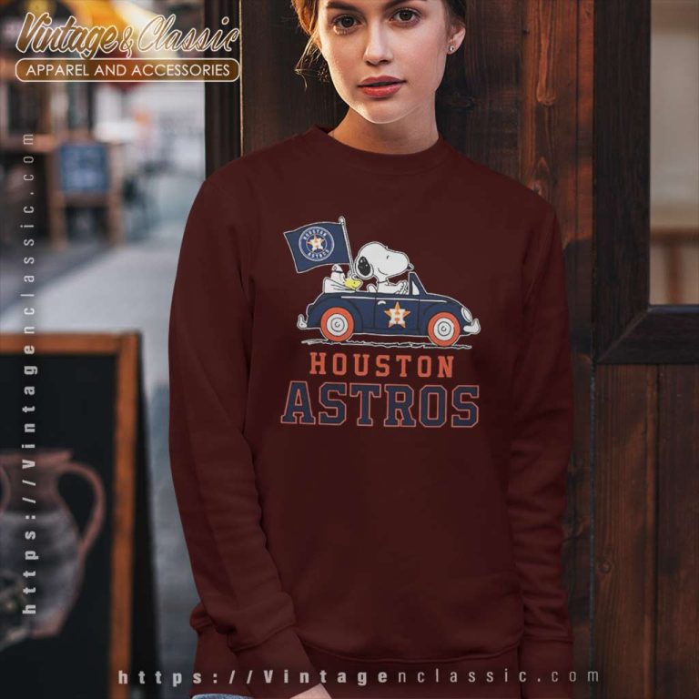 Snoopy Woodstock Driving Car Houston Astros Sweatshirt Snoopy Woodstock Driving Car Houston Astros Sweatshirt