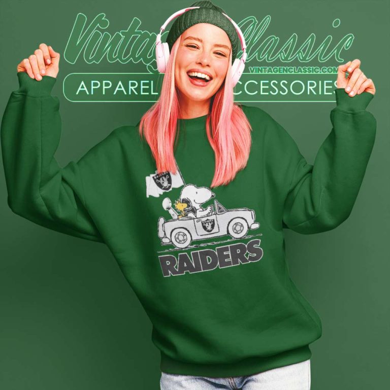 Snoopy Woodstock Driving Car Las Vegas Raiders Sweatshirt Snoopy Woodstock Driving Car Las Vegas Raiders Sweatshirt