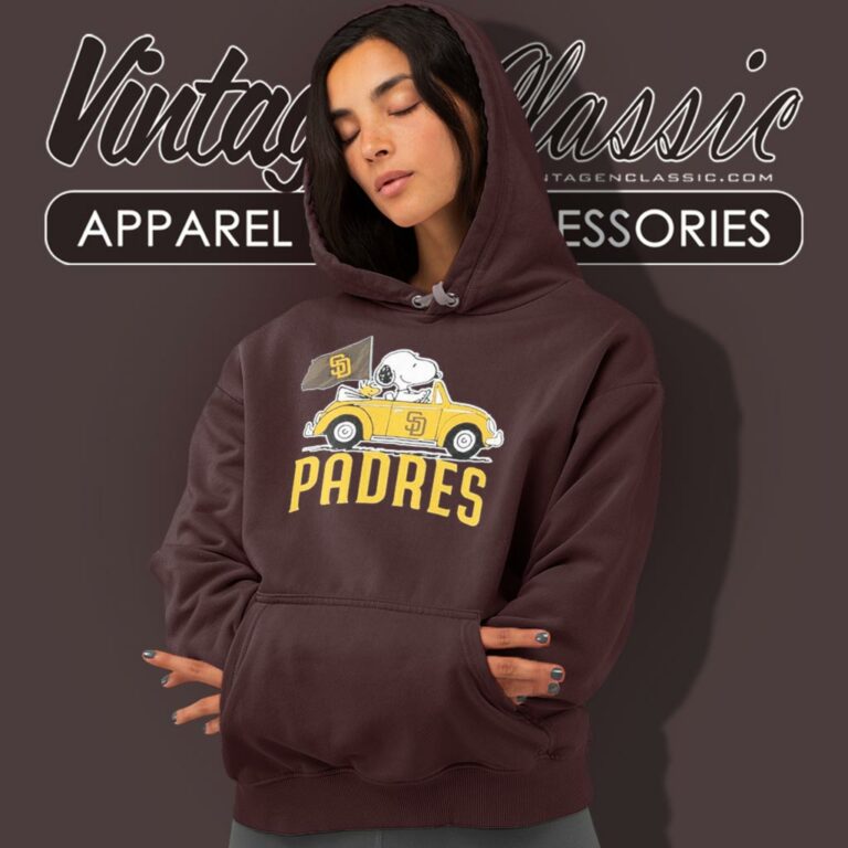 Snoopy Woodstock Driving San Diego Padres Hoodie Snoopy Woodstock Driving San Diego Padres Hoodie