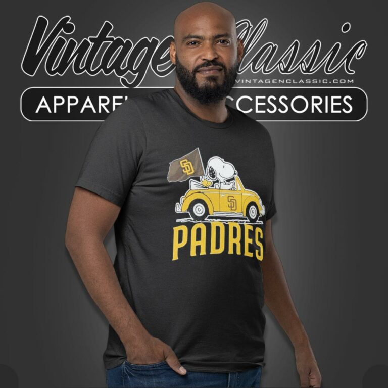 Snoopy Woodstock Driving San Diego Padres T Shirt Snoopy Woodstock Driving San Diego Padres T Shirt