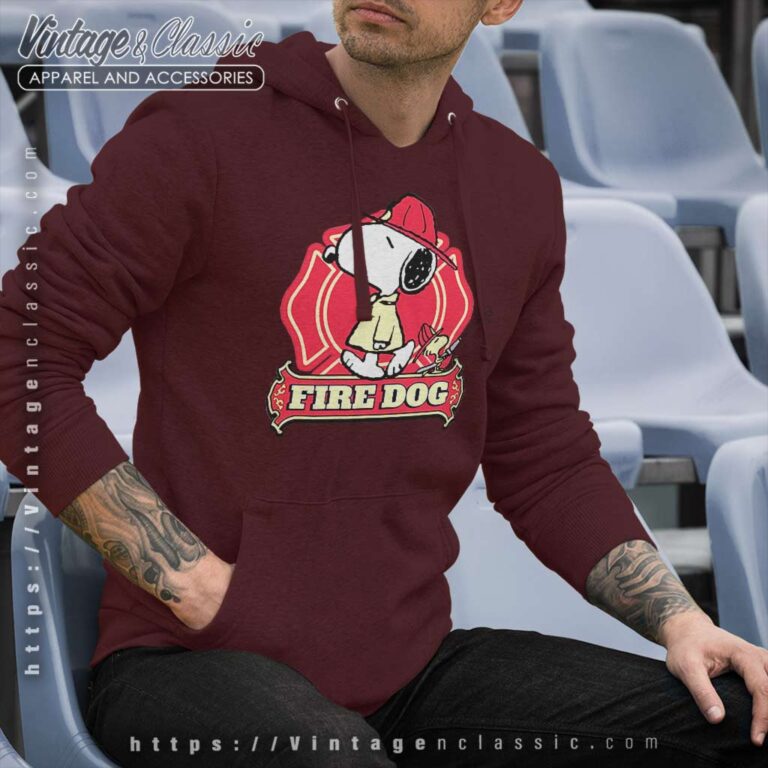 Snoopy Woodstock Fire Dog Hoodie Snoopy Woodstock Fire Dog Hoodie