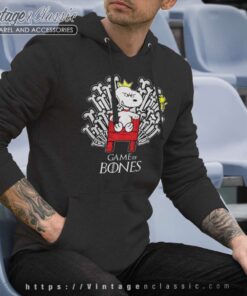 Snoopy Woodstock Game Of Bones Hoodie