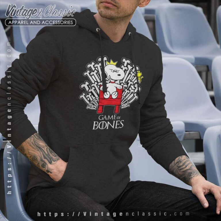 Snoopy Woodstock Game Of Bones Hoodie Snoopy Woodstock Game Of Bones Hoodie