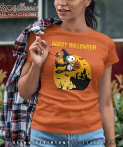 Snoopy Woodstock Halloween Women TShirt