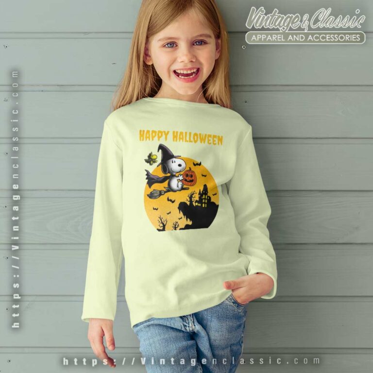 Snoopy Woodstock Halloween kids Longsleeves Snoopy Woodstock Halloween kids Longsleeves