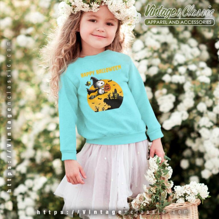 Snoopy Woodstock Halloween kids Sweetshirt Snoopy Woodstock Halloween kids Sweetshirt