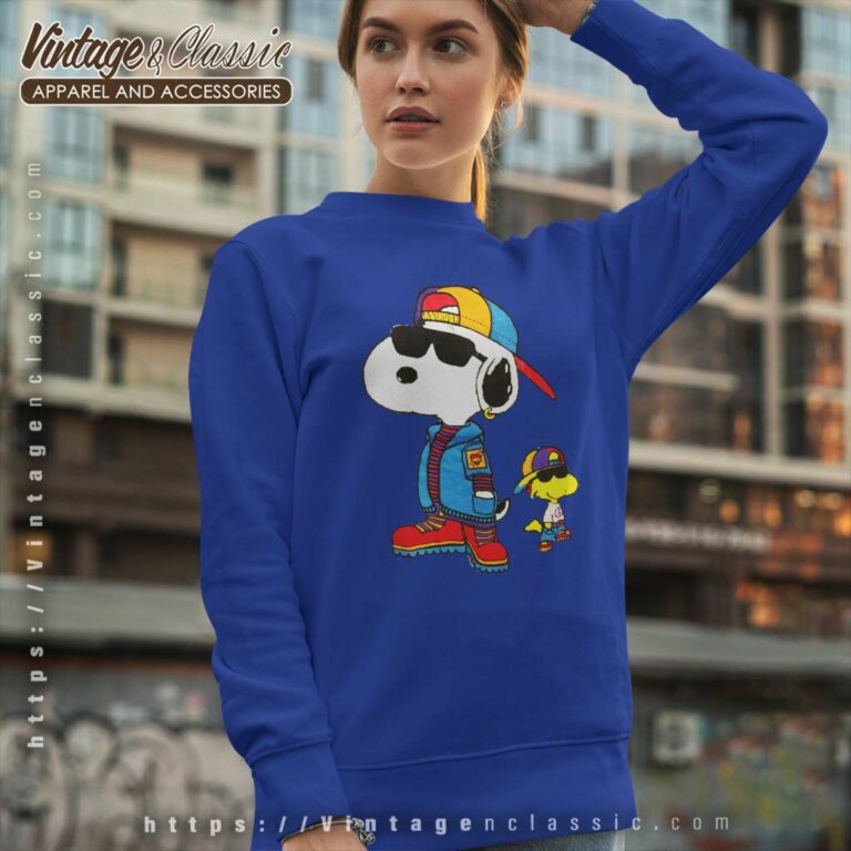 Snoopy Woodstock Hip Hop Sweatshirt Snoopy Woodstock Hip Hop Sweatshirt