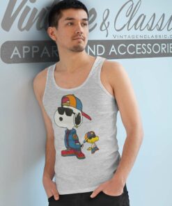 Snoopy Woodstock Hip Hop Tank Top Racerback