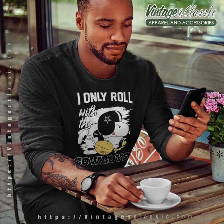 Snoopy Woodstock I Only Roll With The Dallas Cowboys Nfl 2023 Sweatshirt Snoopy Woodstock I Only Roll With The Dallas Cowboys Nfl 2023 Sweatshirt