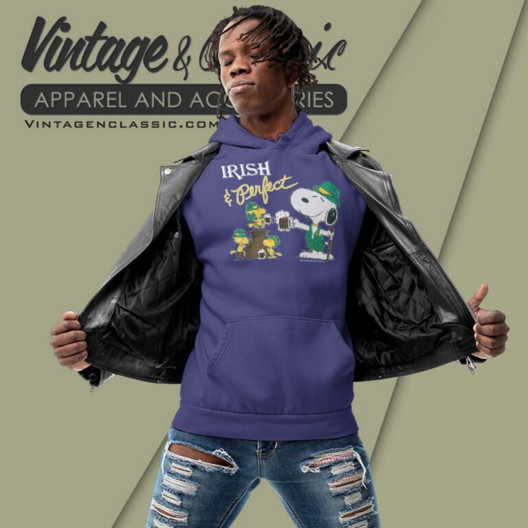 Snoopy Woodstock Irish And Perfect Hoodie Snoopy Woodstock Irish And Perfect Hoodie