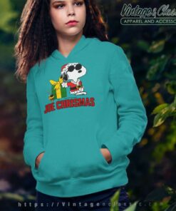 Snoopy Woodstock Joe Christmas 80s Hoodie