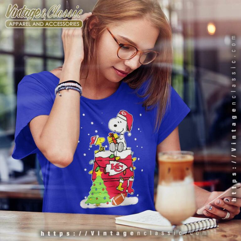 Snoopy Woodstock Kansas City Chiefs Christmas Women TShirt Snoopy Woodstock Kansas City Chiefs Christmas Women TShirt