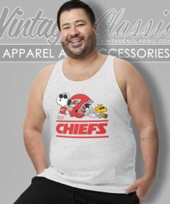 Snoopy Woodstock Kansas City Chiefs Tank Top Racerback