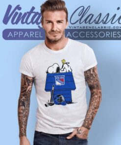 Snoopy Woodstock New York Rangers Nhl Hockey T Shirt