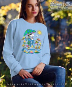 Snoopy Woodstock On The Beach Sweatshirt