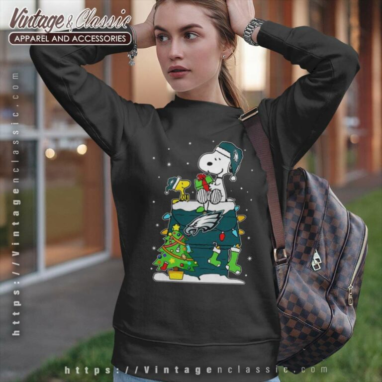 Snoopy Woodstock Philadelphia Eagles Merry Christmas Sweatshirt Snoopy Woodstock Philadelphia Eagles Merry Christmas Sweatshirt