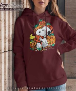 Snoopy Woodstock Pumpkin Halloween Hoodie