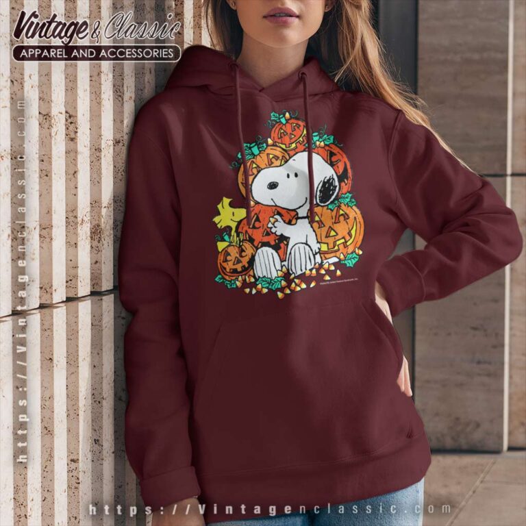 Snoopy Woodstock Pumpkin Halloween Hoodie Snoopy Woodstock Pumpkin Halloween Hoodie