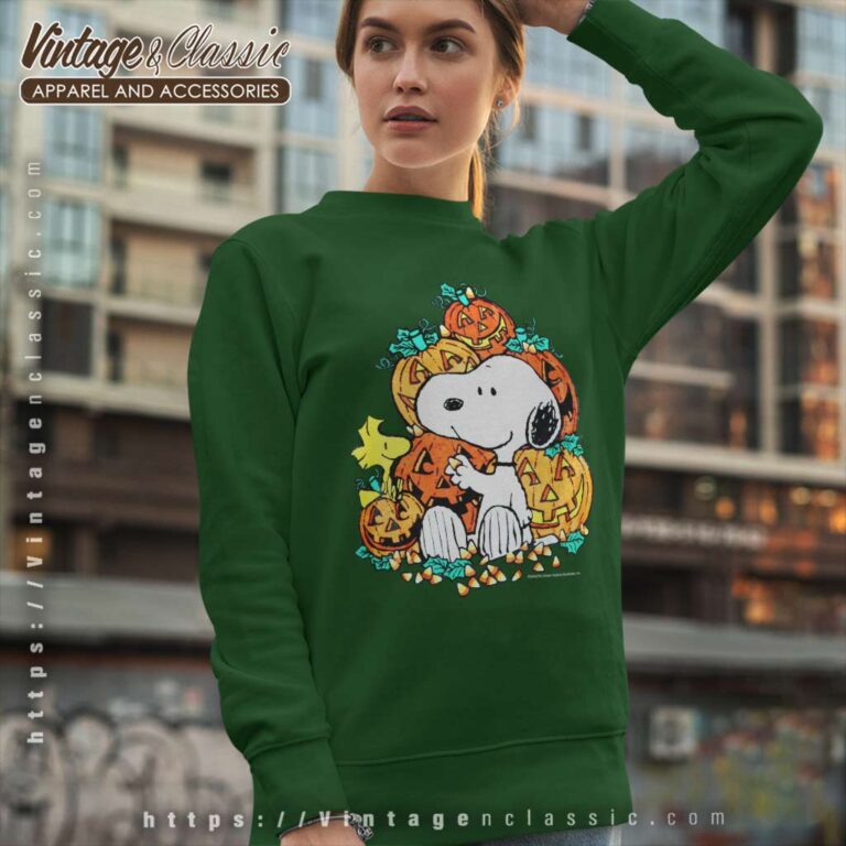 Snoopy Woodstock Pumpkin Halloween Sweatshirt Snoopy Woodstock Pumpkin Halloween Sweatshirt