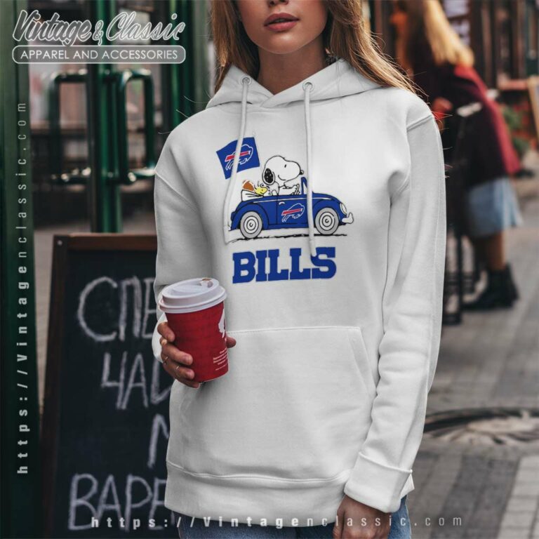 Snoopy Woodstock Ride The Buffalo Bills Car Nfl Hoodie Snoopy Woodstock Ride The Buffalo Bills Car Nfl Hoodie