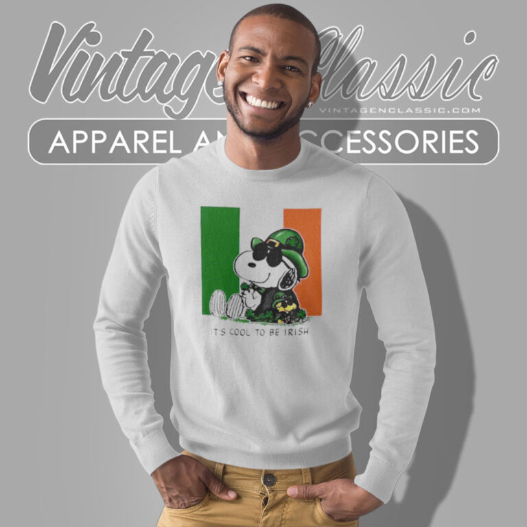 Snoopy Woodstock St Patricks Day Shirt Its Cool To Be Irish Sweatshirt Snoopy Woodstock St Patricks Day Shirt Its Cool To Be Irish Sweatshirt