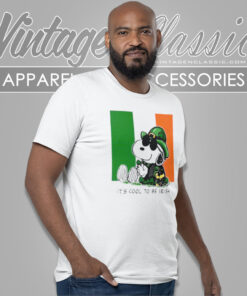 Snoopy Woodstock St Patricks Day Shirt Its Cool To Be Irish T Shirt