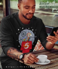 Snoopy Woodstock Star Wars Luke And R2 D2 Sweatshirt