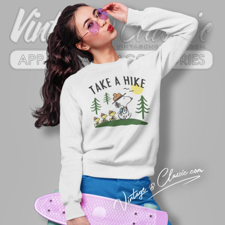 Snoopy Woodstock Take A Hike Sweatshirt Snoopy Woodstock Take A Hike Sweatshirt