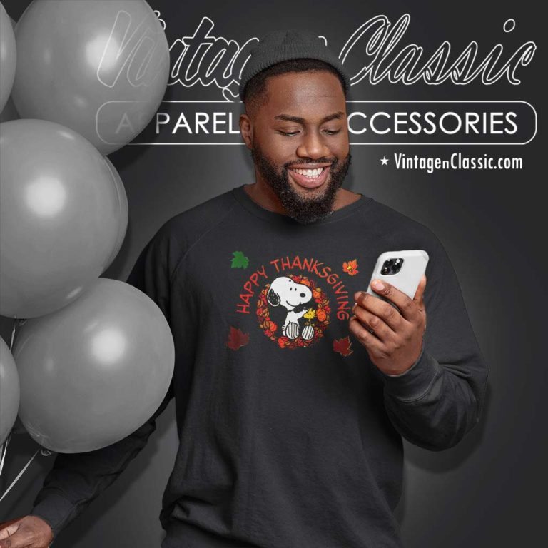 Snoopy Woodstock Thanksgiving Autumn Sweatshirt Snoopy Woodstock Thanksgiving Autumn Sweatshirt