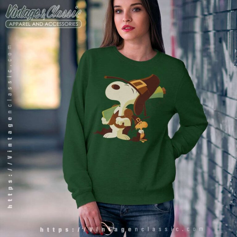 Snoopy Woodstock Thanksgiving Sweatshirt Snoopy Woodstock Thanksgiving Sweatshirt