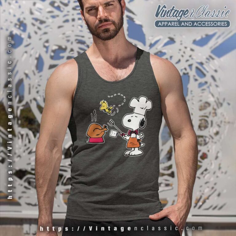 Snoopy Woodstock Thanksgiving Turkey Tank Top Racerback Snoopy Woodstock Thanksgiving Turkey Tank Top Racerback