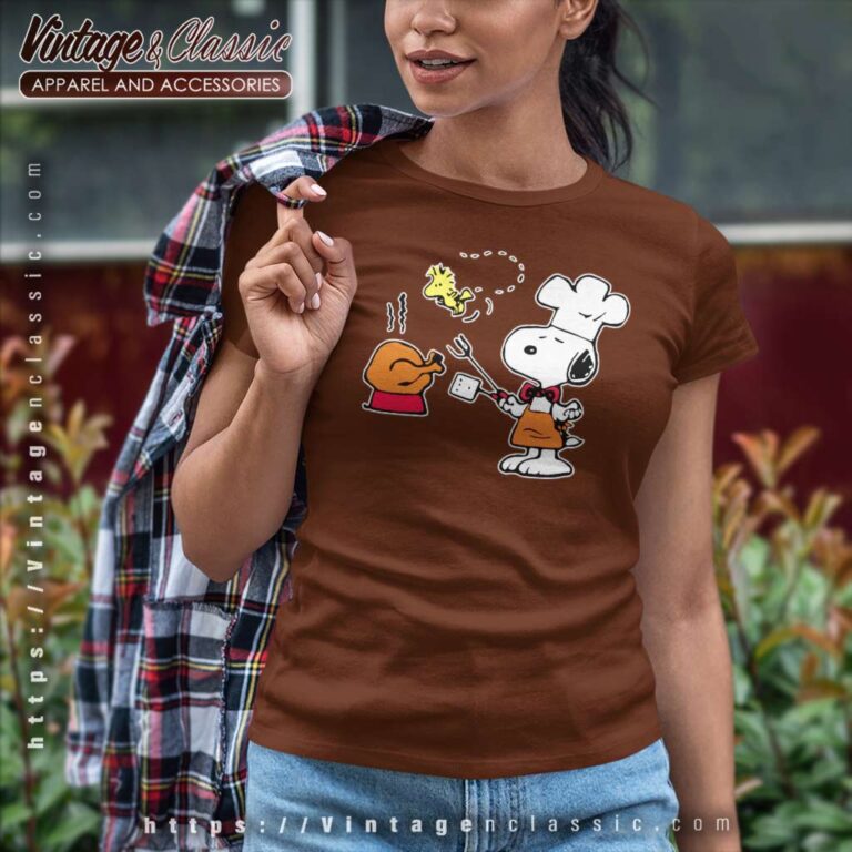 Snoopy Woodstock Thanksgiving Turkey Women TShirt Snoopy Woodstock Thanksgiving Turkey Women TShirt