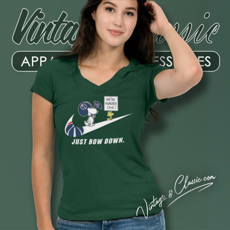 Snoopy Woodstock Washington Wizards Just Bow Down We Are Number One V Neck TShirt Snoopy Woodstock Washington Wizards Just Bow Down We Are Number One V Neck TShirt