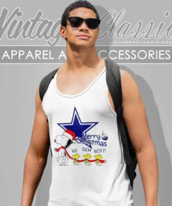 Snoopy Woodstock We Dem Boyz Cowboys Tank Top Racerback